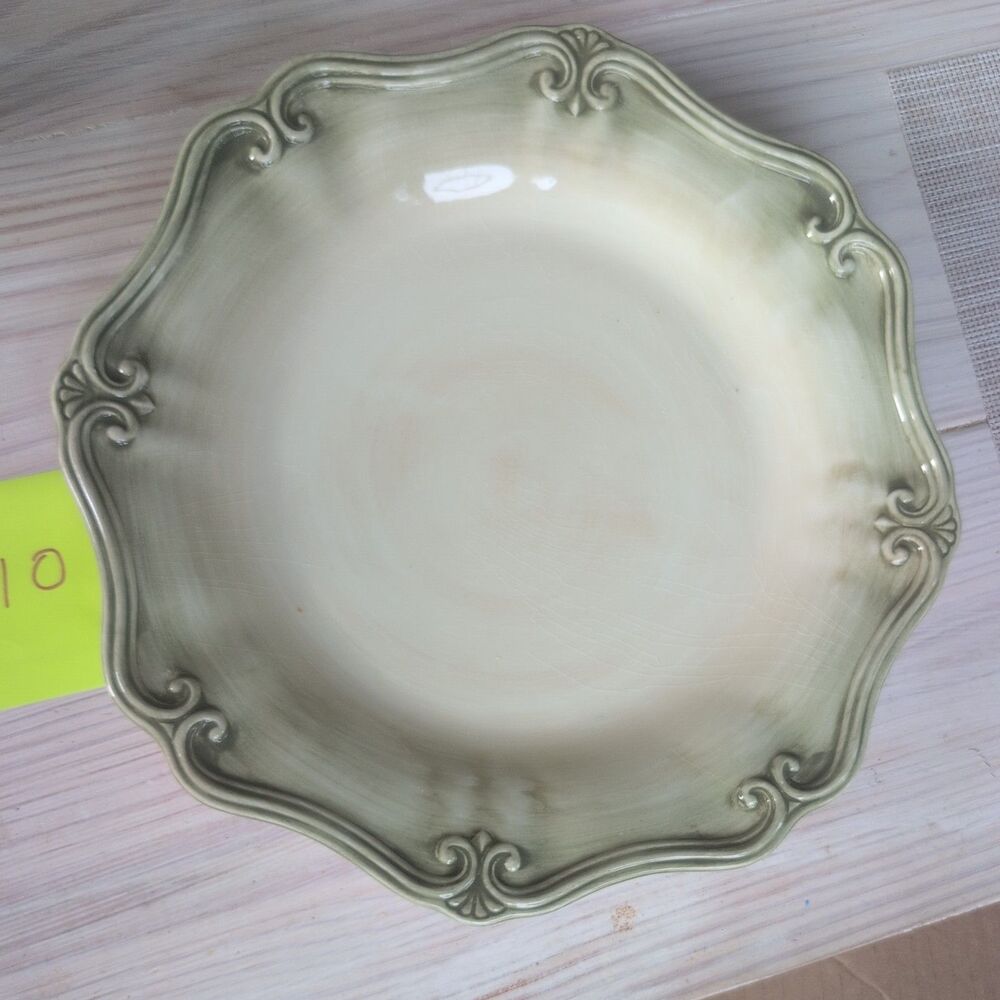 Lenox Dinner Plate Green Colore Verde VERDE 9” Italy